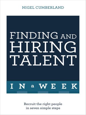 cover image of Finding & Hiring Talent In A Week